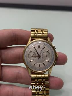 Baume & Mercier Vintage Chronograph Manual Wind Swiss Watch Rare Collectible