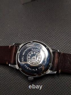 Beautiful rare swiss made LEIJONA vintage mechanical watch men finnish brand