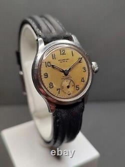 Beautiful rare swiss made MOCAMBIERE GENEVE vintage mechanical watch men