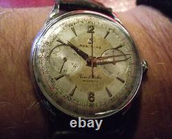 Breitling Giro D'italia Vintage Ultra Rare Stainless Steel Back Swiss Made