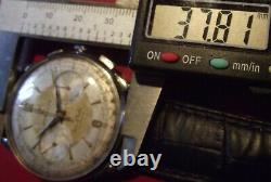 Breitling Giro D'italia Vintage Ultra Rare Stainless Steel Back Swiss Made