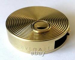Bulgari Lighter G. 193 Swiss 18K Solid Yellow Gold Signed & Numbered Rare Vintage