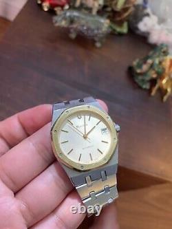 Bulova Royal Oak Automatic Vintage Swiss Men's watch Very Rare Two Tone