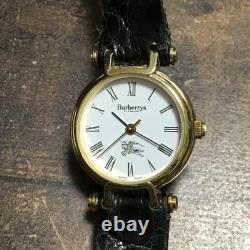 Burberry Swiss Made Ladies Wristwatch Timepiece Authentic Rare Vintage