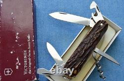 C. 1980s NIB RARE Stag Horn VICTORINOX Spartan Swiss Army Knife antler NOS VTG