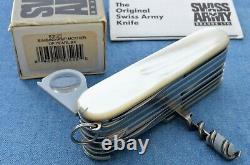 C1990s VTG RARE VICTORINOX SwissChamp MOTHER OF PEARL MOP Swiss Army Knife MIB