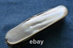 C1990s VTG RARE VICTORINOX SwissChamp MOTHER OF PEARL MOP Swiss Army Knife MIB