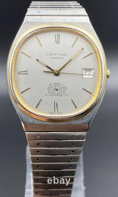 CERTINA Rare Vintage Philip Morris Swiss Made Slim Quartz Men's Watch CERTINA Rare Vintage Philip Morris Swiss Made Slim Quartz Men's Watch