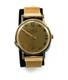 CIMEQA Agromatic 25 Watch Men Matte Gold Rare Vintage Swiss Mesh SS NON-WORKING