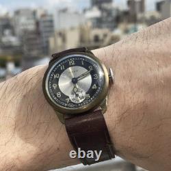 CITY 1920s MANUAL WIND SWISS WATCH Antique Vintage Tuxedo Dial Rare Sub Seconds