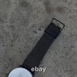 CITY 1920s MANUAL WIND SWISS WATCH Antique Vintage Tuxedo Dial Rare Sub Seconds