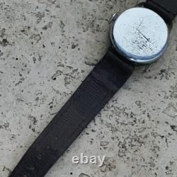 CITY 1920s MANUAL WIND SWISS WATCH Antique Vintage Tuxedo Dial Rare Sub Seconds