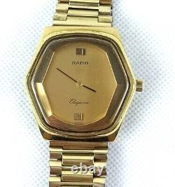 CLASSIC RADO ELEGANCE SWISS WATCH RARE GOLD VINTAGE AUTOMATIC 70s