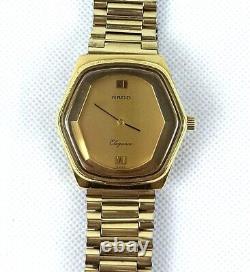 CLASSIC RADO ELEGANCE SWISS WATCH RARE GOLD VINTAGE AUTOMATIC 70s