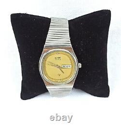 CLASSIC RADO SENATOR SWISS WATCH RARE SILVER & GOLD VINTAGE QUARTZ 80s MINT