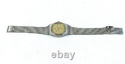 CLASSIC RADO SENATOR SWISS WATCH RARE SILVER & GOLD VINTAGE QUARTZ 80s MINT