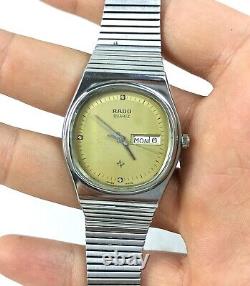 CLASSIC RADO SENATOR SWISS WATCH RARE SILVER & GOLD VINTAGE QUARTZ 80s MINT