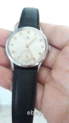 CYMA Rare Swiss Vintage Manual Winding Gents Watch 38mm Cal. 586