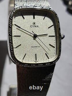 CYMA Swiss Made Vintage 1970s Luxury Quartz Rare