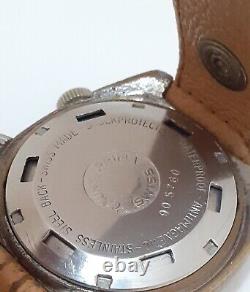 Cauny Prima Alarm Vintage Watch Made In Swiss Rare Vintage