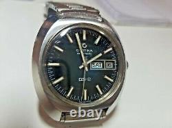 Certina Ds-2 Automatic Day / Date Vintage Swiss Watch Rare