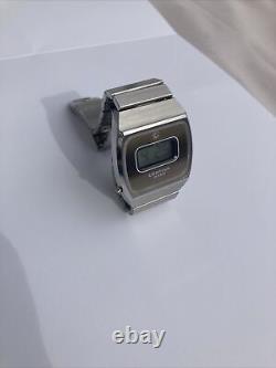 Certina Men's Vintage 70's Digital Watch 41482 Rare Swiss Made