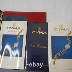 Certina Swiss Quartz Dealer Presentation Binder Cyma Watch Catalog Rare