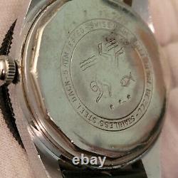 Chateau 1970's Rare Vintage Swiss Diver's Watch Just Serviced Works Great