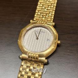 Christian Dior Watch Rare Vintage Quartz Timepiece Elegant Swiss Design