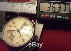 Chronograph Swisse Verbena Landeron Cal. 248 -rare Vintage'50 Fine Lugs -swiss