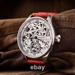 Chronometre watch, vintage watch, swiss mechanism, skeleton watch, custom watch, rare