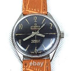 Classic Atlantic Watch Vintage World Master Wristwatch Swiss Made Manual Rare