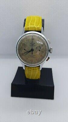 Cronografo Vintage Swiss Made-walker Extra-chronographe Suisse-rare-montre-n2