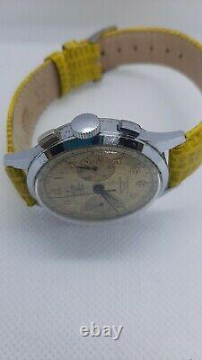 Cronografo Vintage Swiss Made-walker Extra-chronographe Suisse-rare-montre-n2