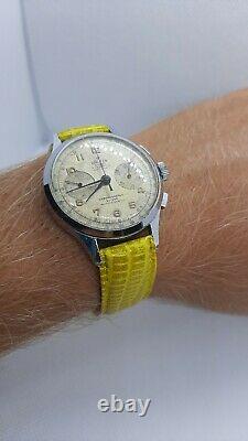 Cronografo Vintage Swiss Made-walker Extra-chronographe Suisse-rare-montre-n2