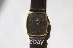 Cyma, Swiss Manual wind, Art deco, Goldplated, Rare Vintage