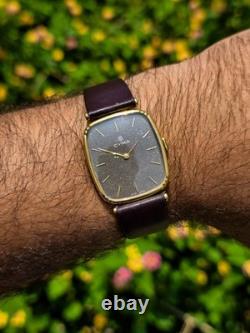 Cyma, Swiss Manual wind, Art deco, Goldplated, Rare Vintage