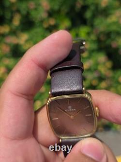 Cyma, Swiss Manual wind, Art deco, Goldplated, Rare Vintage