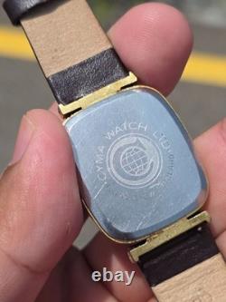 Cyma, Swiss Manual wind, Art deco, Goldplated, Rare Vintage