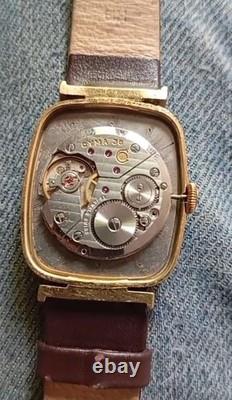 Cyma, Swiss Manual wind, Art deco, Goldplated, Rare Vintage
