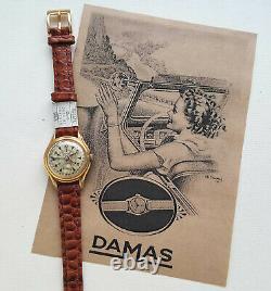 DAMAS Data Early RARE Vintage Swiss LADIES Mechanical watch. 17 jewels INCABLOK