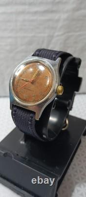 DELBA Military RARE Vintage 1940' Men's Watch Swiss Mechanical 17 J. 31 mm Works