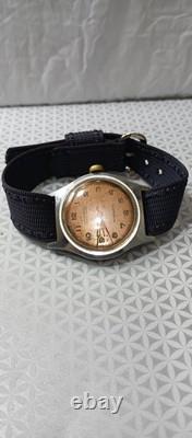 DELBA Military RARE Vintage 1940' Men's Watch Swiss Mechanical 17 J. 31 mm Works