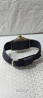 DELBA Military RARE Vintage 1940' Men's Watch Swiss Mechanical 17 J. 31 mm Works