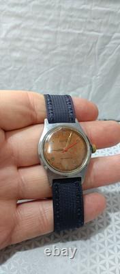 DELBA Military RARE Vintage 1940' Men's Watch Swiss Mechanical 17 J. 31 mm Works