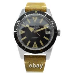 DIOR Vintage Watch NICOLET Skin Diver 1960's Automatic 665102 Swiss Black RARE