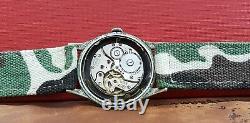 DOXA WWII 40's MILITARY cal. 10 1/2 C14 VINTAGE BLACK DIAL RARE SWISS WATCH