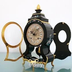 DU CHATEAU Vintage Mantel Clock BABY MINI SWISS! Neuchatel VERY RARE! BELL Chime