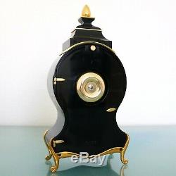 DU CHATEAU Vintage Mantel Clock BABY MINI SWISS! Neuchatel VERY RARE! BELL Chime