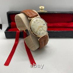 DUWARD Vintage Swiss Watch Manual Winding Gold Plated Rare Wristwatch 1960s